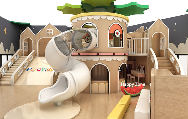 Why Families and Businesses Love Modern Indoor Soft Playgrounds with Wooden color