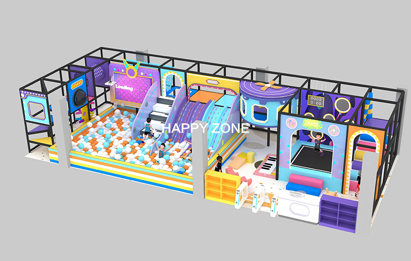 Cyber Theme Indoor Playground Equipment 