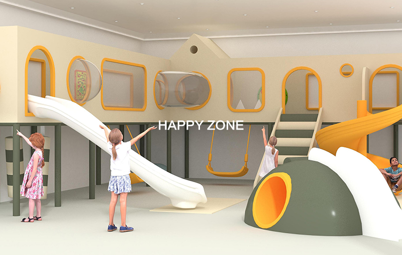 Modern Minimalist Nordic Style Indoor Playground