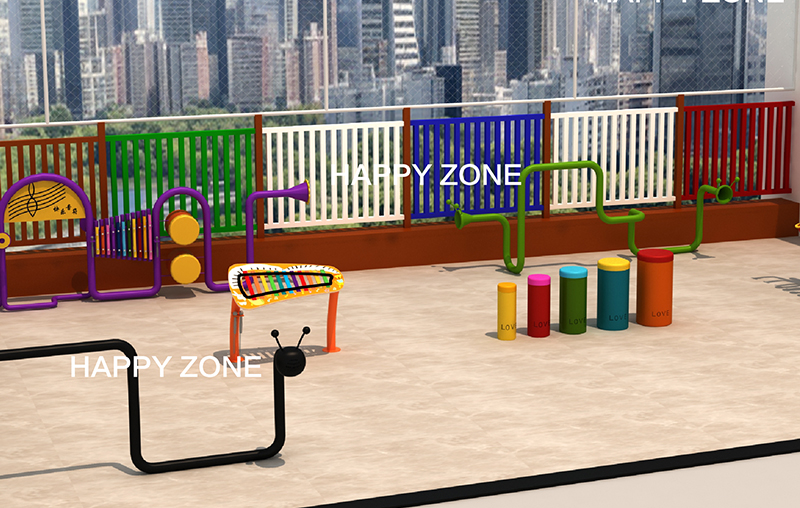 Outdoor Musical Playground Equipment | Kids Interactive Percussion Instrument Set, Metal Xylophone, Musical Tube, Sound Wall for Kindergarten, Park, School Sensory Play Area