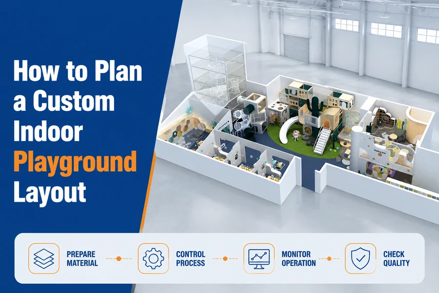 custom indoor playground equipment promotional poster for How to Plan a Custom Indoor Playground Layout